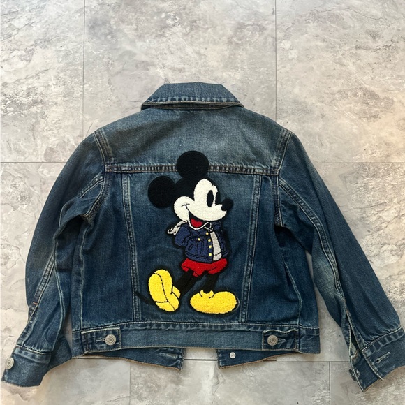 Gap × Disney Baby Mickey Mouse Icon Denim Jacket - Picture 4 of 4